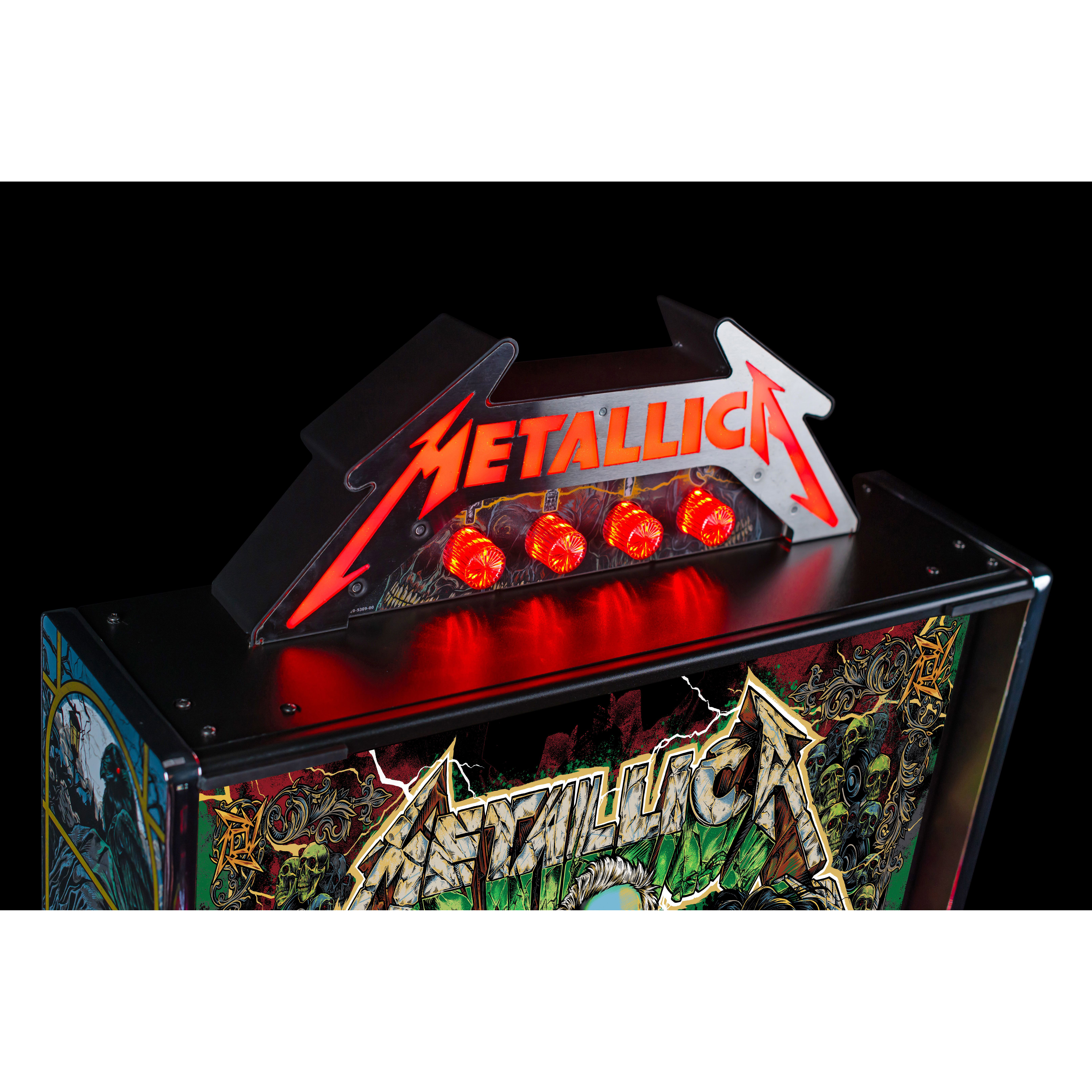Metallica Remastered Pinball Topper by Stern — view 4
