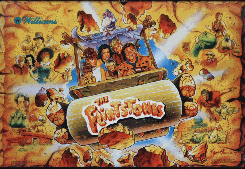 Flintstones Pinball Machine by Williams Flintstones Pinball Machine by Williams