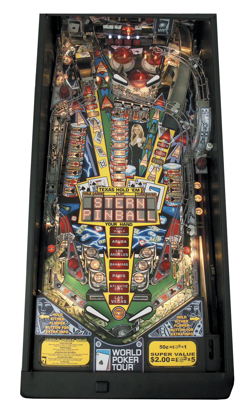 World Poker Tour Pinball Machine by Stern World Poker Tour Pinball Machine by Stern